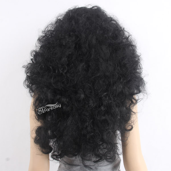 28" SEXY ladies afro wigs synthetic lace front wigs for black women