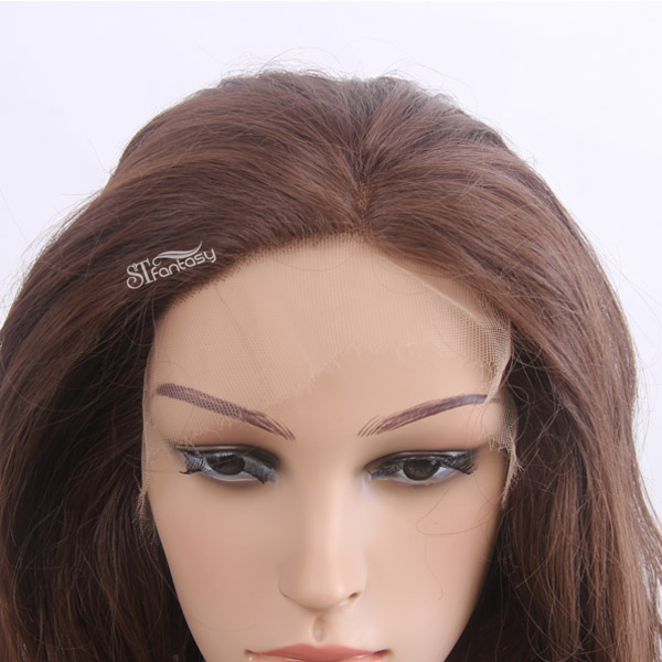 Life size women wigs cheap synthetic lace frontal wigs