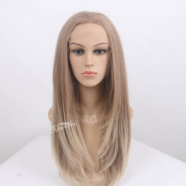 Canada market hot sale women synthetic lace front wigs