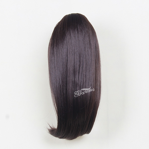 China synthetic hair extension manufaturer medium long curly synthetic ponytail wholesale
