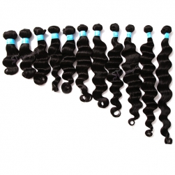 China wholesale wavy virgin peruvian remy human hair