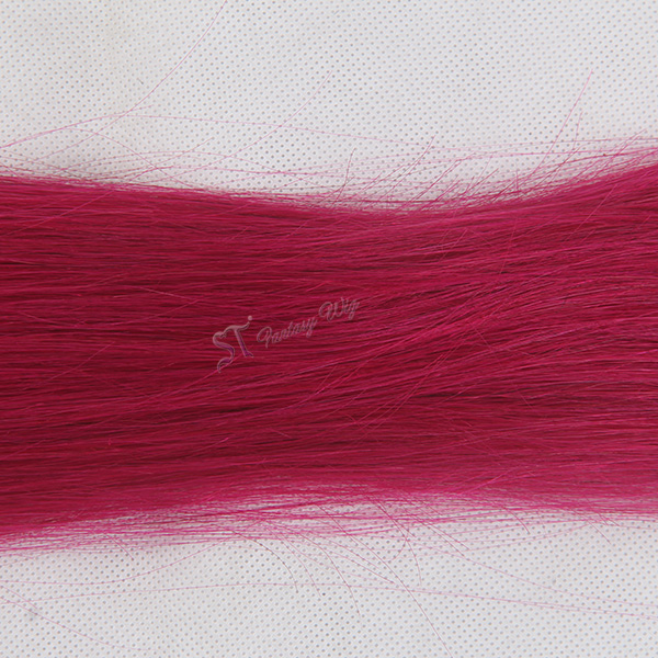 ST Top grade factory wholesale price rose red natural straight hair extension human hair tape