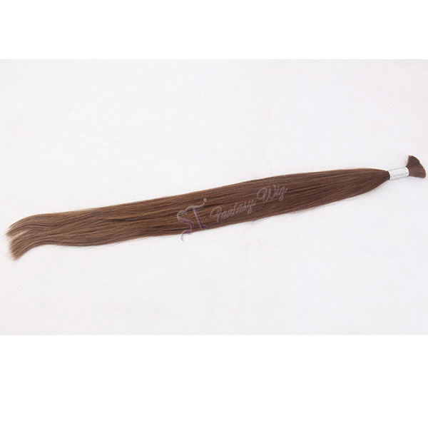 Guang hair factory wholesale 26" straight light brown brazilian hair bundles