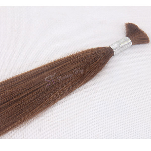 Guang hair factory wholesale 26" straight light brown brazilian hair bundles