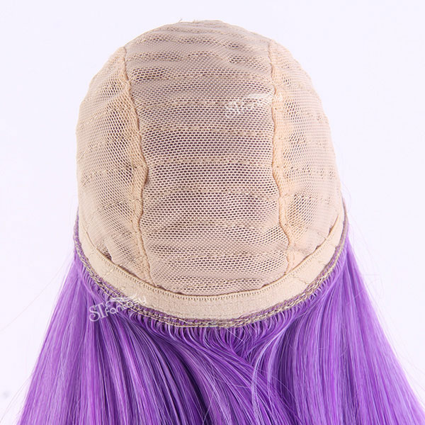 Japanese BJD doll wigs wholesale straight purple wig for dolls