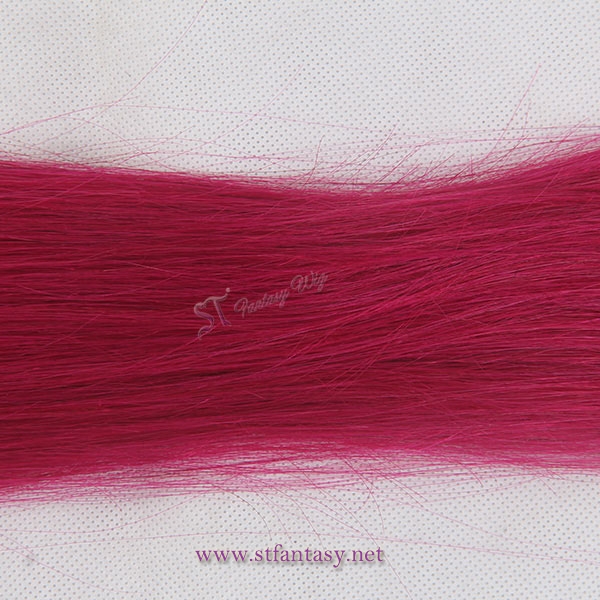 Wholesale trendy color rose red double sided adhesive tape human hair extension