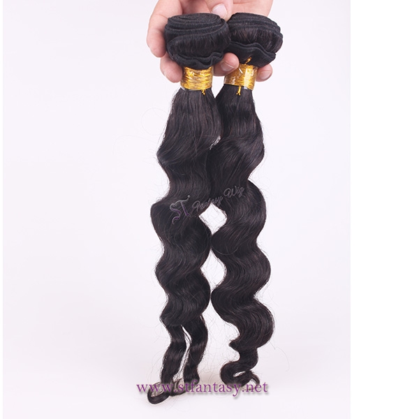 Alibaba China supplier wholesale 6A black brazilian italian weave virgin human hair extension