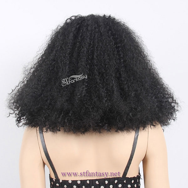 Guangzhou wholesale fluffy synthetic hair afro wig