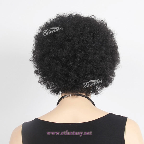 Guangzhou 2017 new coming short style afro wig for women with synthetic fiber