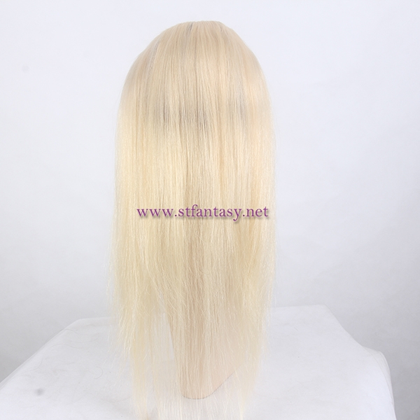 Hot Sale Hair Product 24inch 360 Lace Frontal With European Human Hair 613 Blonde Color For White Women