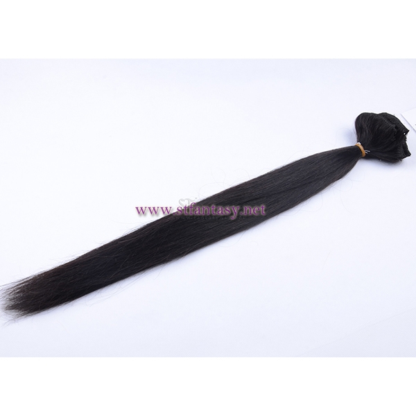China Wholesaler Full Head 100% Virgin Remy Brazilian Human Hair Clip In Hair Extension 7 Pieces For Women