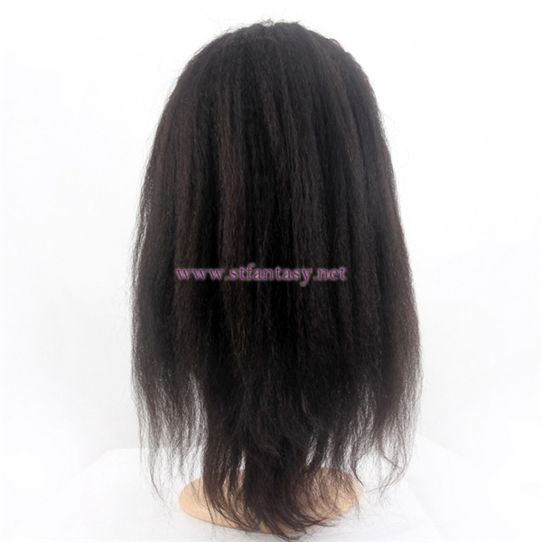 Good market popular style yaki perluvian human hair full lace sew in wig