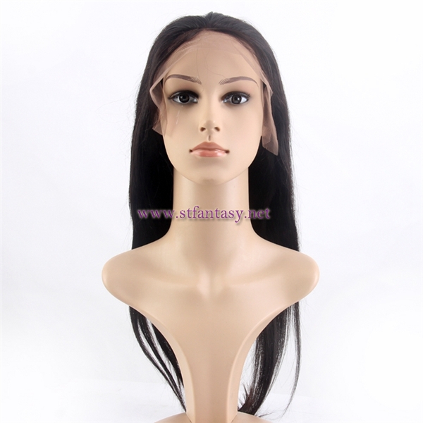 Virgin Hair Manufacture Silky Straight 100% High Quality Brazilian Full Lace Wig With Wholesale Price