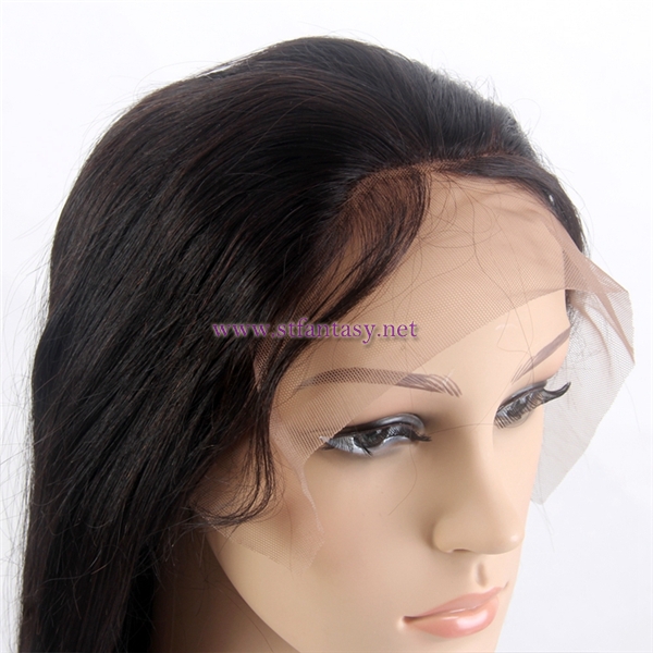 Virgin Hair Manufacture Silky Straight 100% High Quality Brazilian Full Lace Wig With Wholesale Price