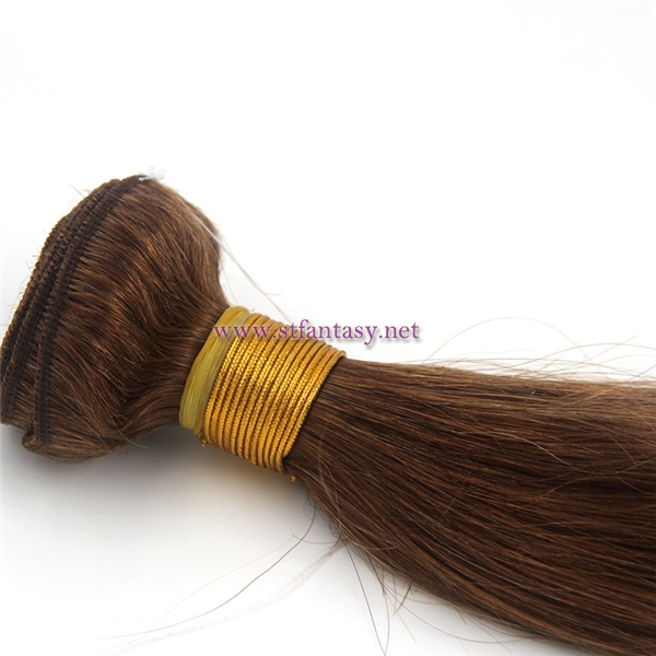 Cheap Human Hair Weft From China Light Brown Loose Wave 100% Peruvian Human Hair Extension