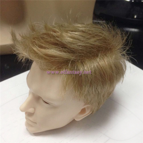 Small Size Golden Lovely Boy Doll Synthetic Hair Quality Wig Wholesale Australia