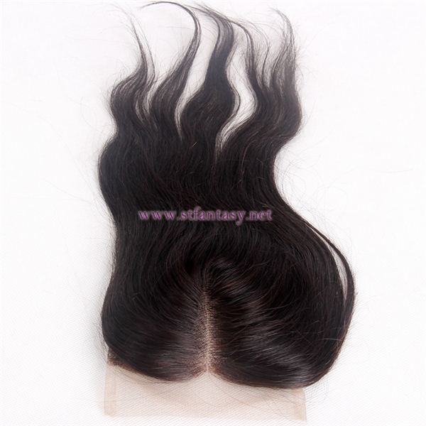 Wholesale Hair Package Deals 100% Virgin Human Hair 4x4 10" Straight Natural Lace Frontal Closure