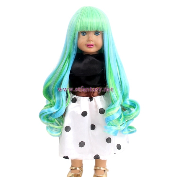 China Professional Doll Wig Manufacturer Doll Wig Size 10-11 For 18inch Ameircan Girl Doll