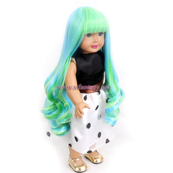 China Professional Doll Wig Manufacturer Doll Wig Size 10-11 For 18inch Ameircan Girl Doll