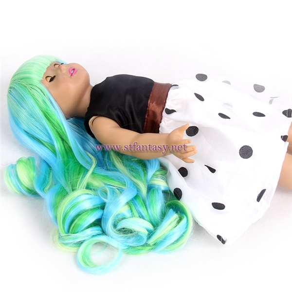 China Professional Doll Wig Manufacturer Doll Wig Size 10-11 For 18inch Ameircan Girl Doll