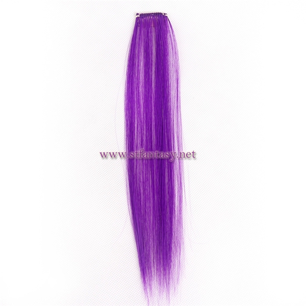 Fantasy wig manufacturer single clip in hair extension used japanese synthetic fiber