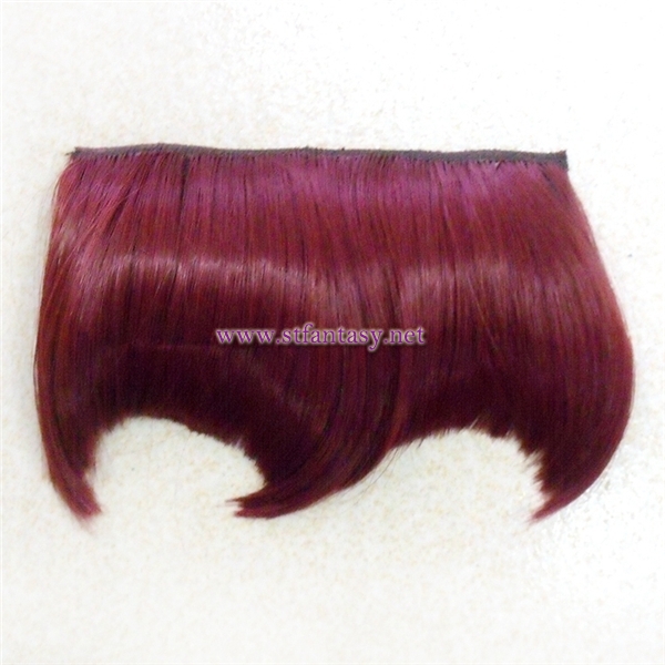 2016 New fring bang clip in hair extension front with high temperature fiber