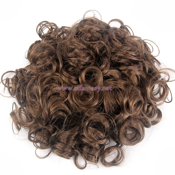 Hairpiece Factory In Pretoria Synthetic Hair Bun Brown Curl Waving Ponytails