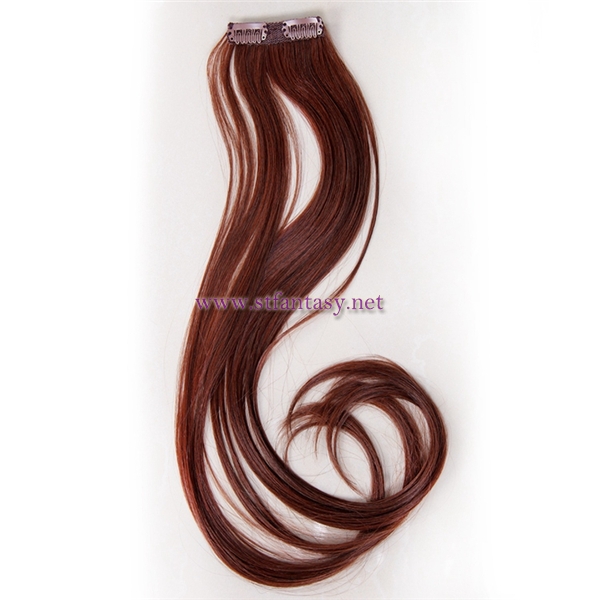 Make your hair more full natural color long clip in extension hairpiece wholesale