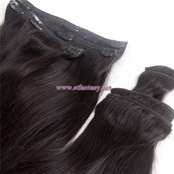 Hair Extension Wholesale Top Quality 7 Sets Hair Pieces Black Straight Virgin Human Hair For Women