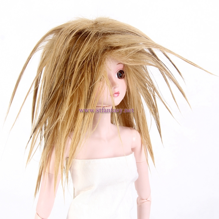 Professional European-Style Wig Supplier Funny Long Straight Blonde Hair Wig For BJD Or SD Dolls
