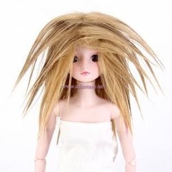 Professional European-Style Wig Supplier Funny Long Straight Blonde Hair Wig For BJD Or SD Dolls