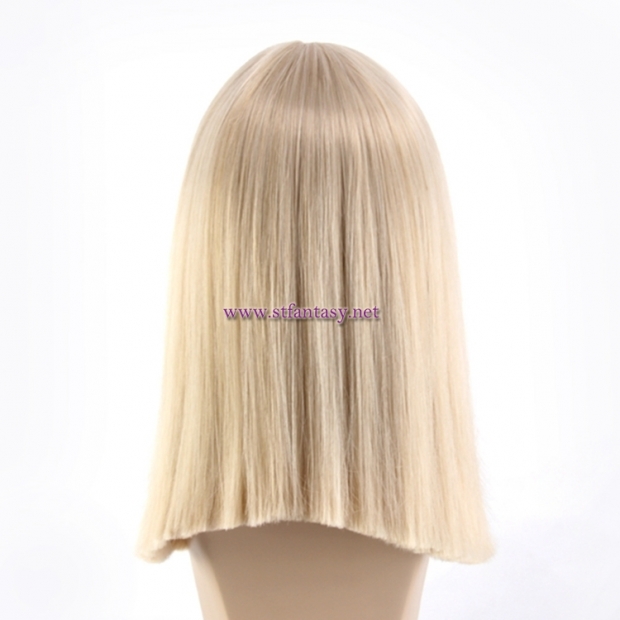 Cheap Wigs Wholesale Medium Length Straight Hair Blonde Synthetic Wig For Women