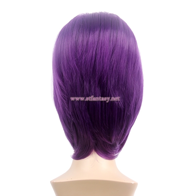 Party Wigs Wholesale High Hat Charming Purple Synthetic Hair Wig For Women