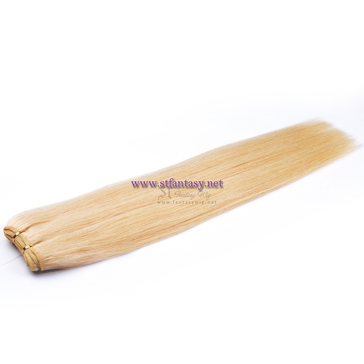 China Indian Hair Weave Suppliers High Quality Long Straight Blonde Hair Extensions