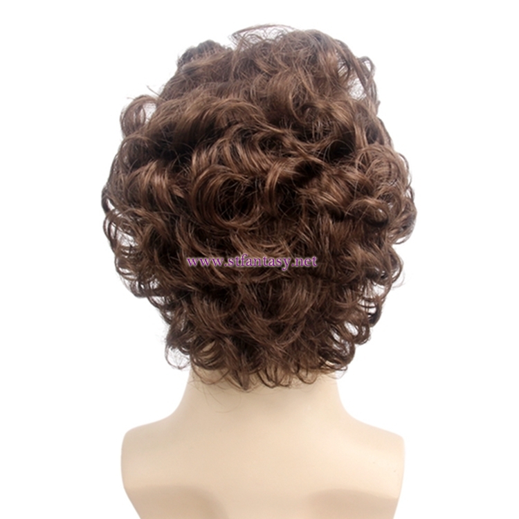 Cheap Wholesale Wigs Game Of Thrones Jon Snow Cosplay Brown Short Curly Men Wigs