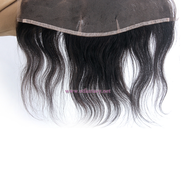 China Human Hair Toupee Factory Wholesale 13x4 Natural Lace Frontal Black Straight Hair Toupee