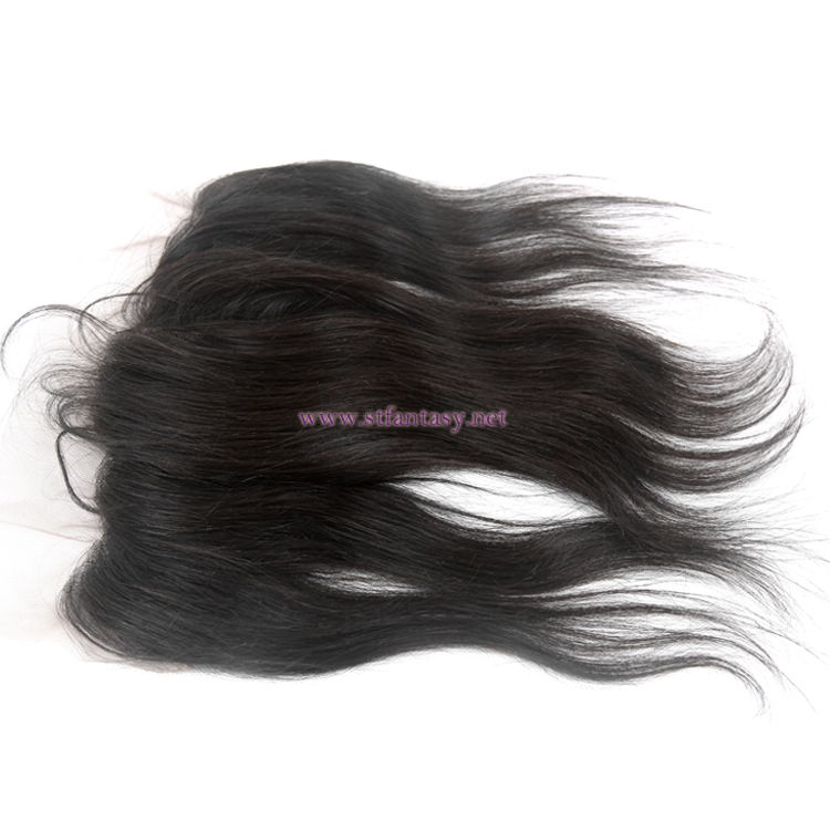 China Human Hair Toupee Factory Wholesale 13x4 Natural Lace Frontal Black Straight Hair Toupee