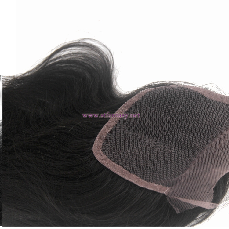 China Brazilian Hair Suppliers 4x4 8 Inch Lace Closure Hair Toupee Natural Straight Hair Extensions