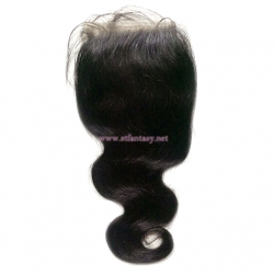 Remy Indian Hair Extensions Wholesale 4x4 Hand Made Lace Frontal Body Wave Hair Toupee For Women