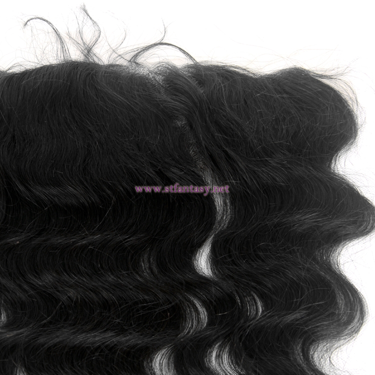 Ombre Brazilian Hair Extensions 13x4 Lace Closure Natural Black Body Wave Hair Toupee