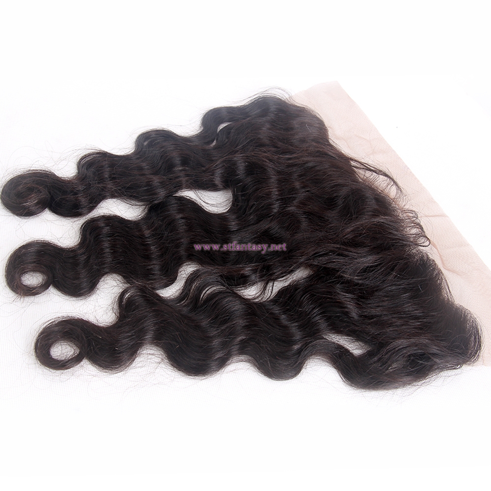 China Indian Hair Extensions Suppliers 13x4 Lace Frontal Hair Toupee Body Wave Black Human Hair