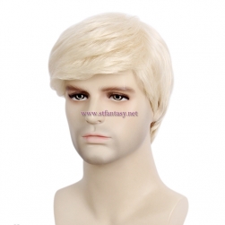 China Wig Manufacturers Wholesale Short Straight Blonde Wigs For Men