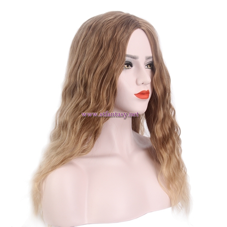 China Wholesale High Quality Wigs Brown Gradient Long Curly Wigs For Women