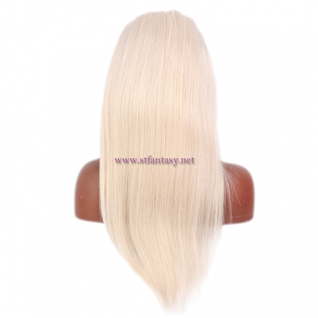 100 Human Hair Wigs Wholesale Long Straight 613 Full Lace Wig For Black Women