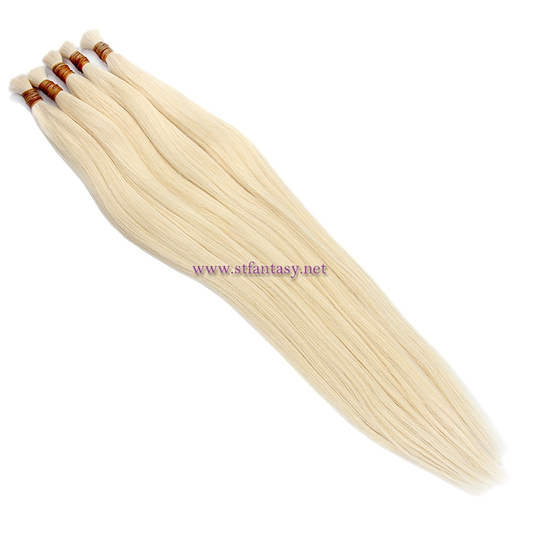 China Hair Bulk Manufacturers Long Straight 613 Blonde Hair Wig Brazilian Hair Extensions Wholesale