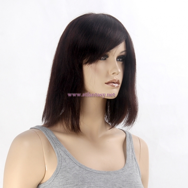 Human Hair Lace Front Wigs Wholesale Women Short Brown Brazilian Hair Wig For Women