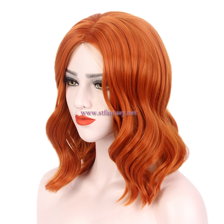 Stfantasy Wholesale 16 Inch Fashion Carrot Red Curly Hair Wig For Women