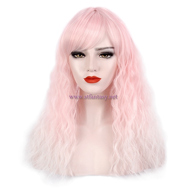 Cosplay Pink Wig-Guangzhou Wig Wholesale Long Yaki Women Hair Wig For Cosplay