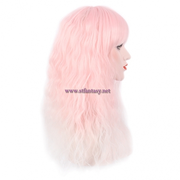 Cosplay Pink Wig-Guangzhou Wig Wholesale Long Yaki Women Hair Wig For Cosplay