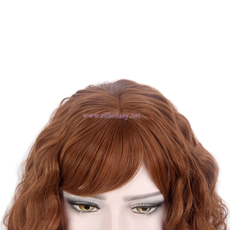 Guangzhou Wig-Wholesale 12" Fashion Curly Brown Heat Resistant Fiber